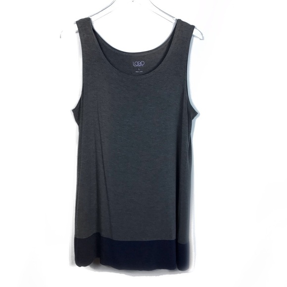 Logo Layers Gray Tunic Dress #543